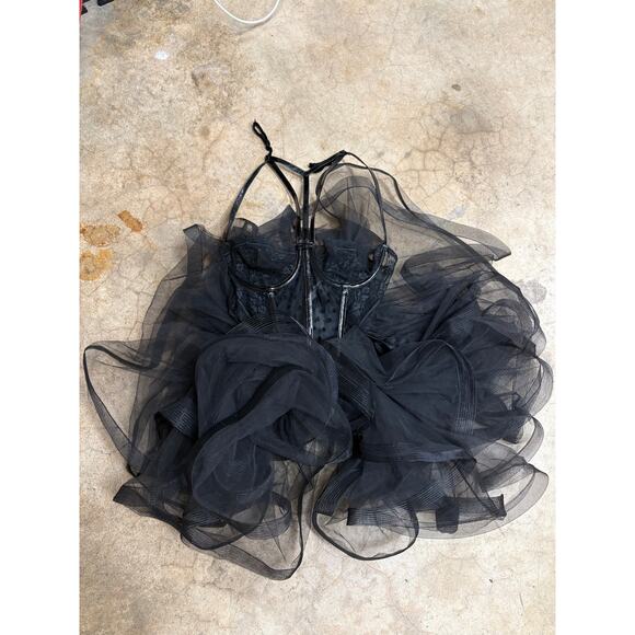 Victoria’s Secret Runway Couture Tulle Dress – Ltd. Edition, Black Polka Dress - Picture 6 of 15